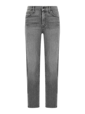 MOTHER: bootcut jeans - The Pixie Mid Rise Dazzler Ankle Jeans