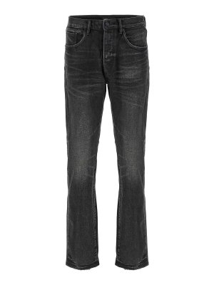 PURPLE BRAND: bootcut jeans - P005 Double Dip Coated Jeans
