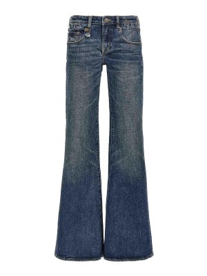 R13: Bootcut - Bootcut Jeans - Blau