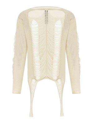 RICK OWENS: cardigans - Ls Top Sweater