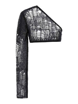 RICK OWENS: Tops y camisetas sin mangas - Top - Negro