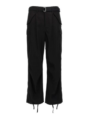 Sacai: casual trousers - Cargo Pants