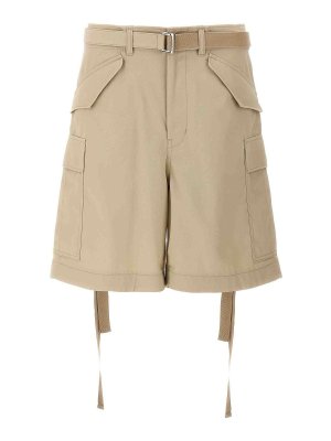 Sacai: Shorts - Shorts - Beis