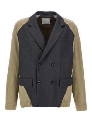 Sacai: giacche blazer - Giacca di Mescola
