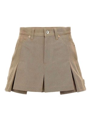 Sacai: Trousers Shorts - Canvas Shorts