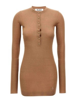 The Attico: abiti corti - Mini Vestito  a coste