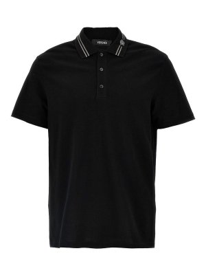 VERSACE: polo shirts - Medusa Embroidery Polo Shirt