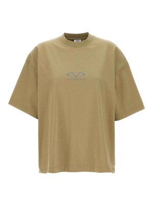 VETEMENTS: T-shirts - T-Shirt - Beige