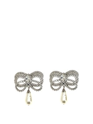 ALESSANDRA RICH: Earrings - Bow Earrings