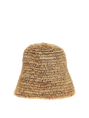ハット MANEBI Woman Hat Beige V22HH TANMIX Manebi Panama Hat - Beige - Women | V22HHTANMIX | thebs.com
