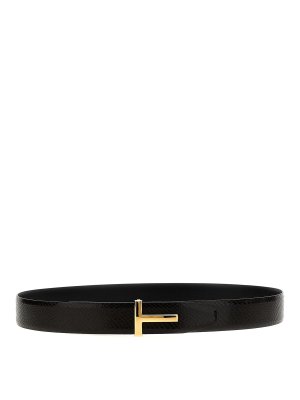 TOM FORD: belts - Reversible Belt logo