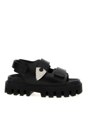 ALEXANDER MCQUEEN: Sandalias - Sandalias - Negro