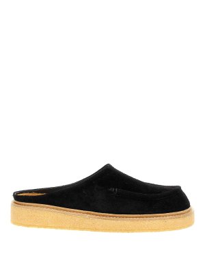 サンダル MARNI SS25 Suede sabots (SBMR004004P5246 00M30) suede sabot man brown - MARNI - d — 2