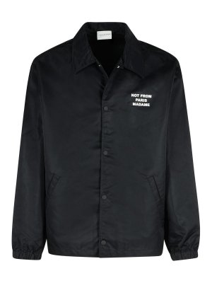 【DOLCE & GABBANA】黒ジャケット　サイズ40 DOLCE & GABBANA Jacket Black Leather Full Zip Hooded Men