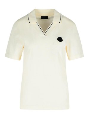 MONCLER: Polos - Polo - Blanco