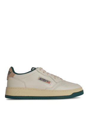 AUTRY: trainers - Medialist White Leather Sneakers
