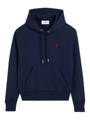 AMI PARIS: スウェット＆セーター - スウェットシャツ/セーター - ダークブルー