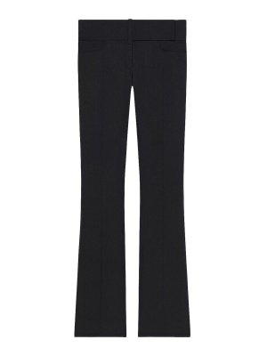 Courreges: casual trousers - Bootcut Trousers