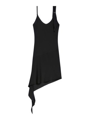Courreges: Robe longueur genou - Robe Au Genou - Noir