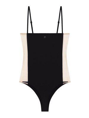Courreges: one-piece - Illusion Swimsuit