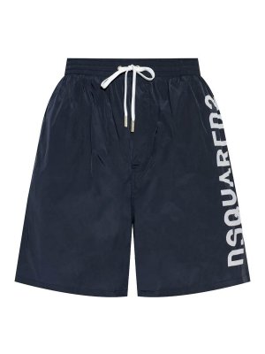 DSQUARED2: Swim shorts & swimming trunks - Logo-Print Swim Shorts