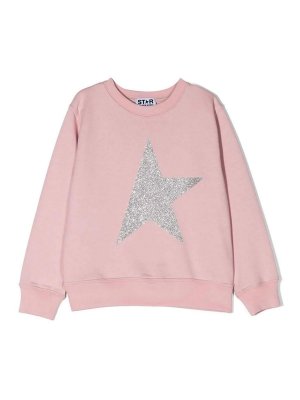 GOLDEN GOOSE: Felpe e maglie - Felpa di cotone  stella patch