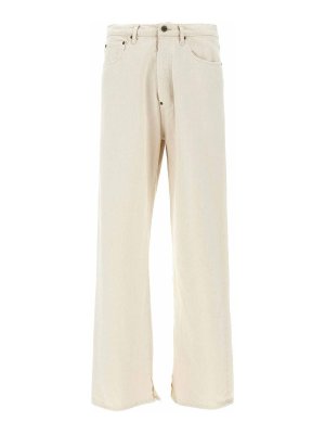 Maison Margiela: jeans bootcut - Jeans a gamba dritta