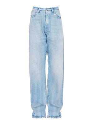 Maison Margiela: Jeans à jambe droite - Jean Droit - Bleu