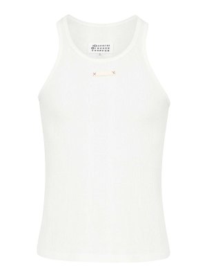 Maison Margiela: Tops und Tank Tops - Top - Creme