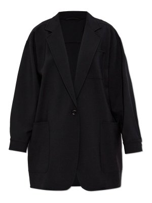 Max Mara: casual jackets - Orlaya Oversize Stretch-Wool Canvas Jacket