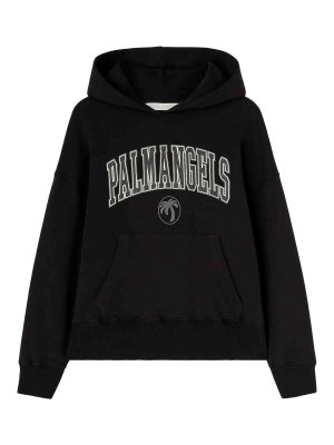 Palm Angels: Sweatshirts & Sweaters - College Palm Hoodie