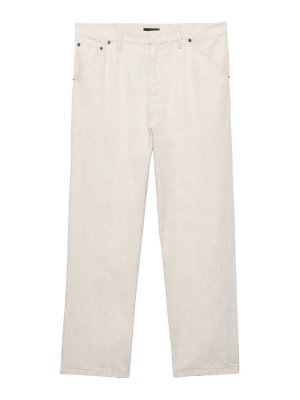 PRADA: casual trousers - Chambray Pants