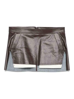 RICK OWENS: ミニスカート - ミニスカート - ブラウン