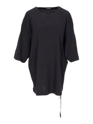 ANN DEMEULEMEESTER: t-shirts - Aga High Comfort Fit T-Shirt  Print Mil