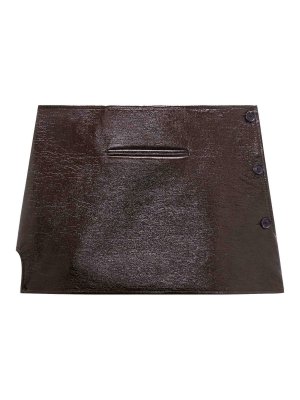 Courreges: mini skirts - Oblique Vinyl Mini Skirt
