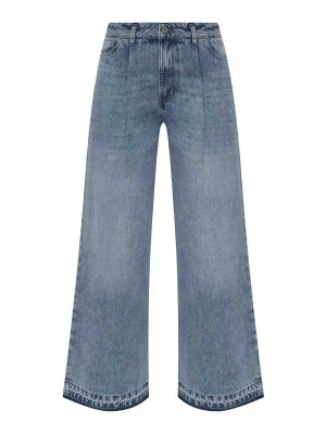 【送料&関税込】J.W. Anderson boyfriend Baggy Jeans J.W. Anderson Baggy jeans with buckle - Blue | DT0109PG1735804