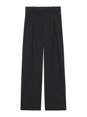 Ferragamo Tuxedo Pants - Black - Women | 770080NERO | thebs.com