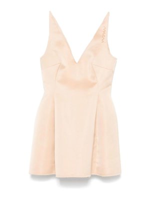 Marni: short dresses - Duchess Satin Mini Dress
