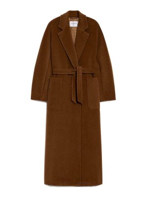 VIP【関税送料無料】希少 MAX MARA BROWN WOOL ALDO COAT Max Mara Studio Gino coat - Brown - Women | 60162613600018