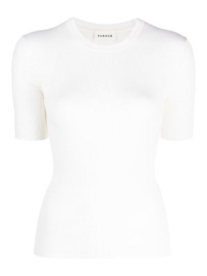 P.A.R.O.S.H.: Tops & Débardeurs - Top - Blanc