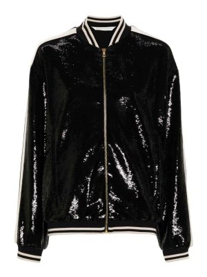 Palm Angels: bombers - Sequinned Bomber Jacket