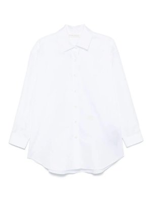 Palm Angels: shirts - Monogram-Embroidered Loose Shirt