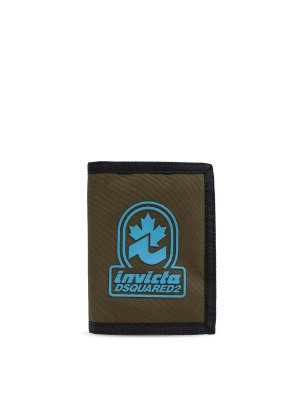 DSQUARED2: Portemonnaies und Geldbörsen - Portemonnaie - Dunkelgrün