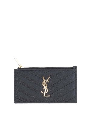 SAINT LAURENT: wallets & purses - Ysl Chain Wallet (338Y)With Removable Tassels