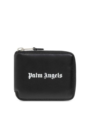 Palm Angels: Portemonnaies und Geldbörsen - Portemonnaie - Schwarz