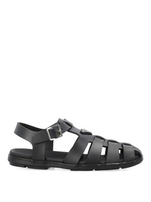 PRADA: sandals - Cage Fisherman Sandals