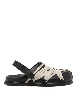 RICK OWENS: Mules - Sandalen - Schwarz