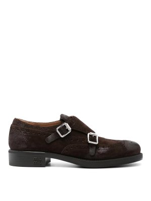 MIU MIU: Loafers & Slippers - Leather sneakers