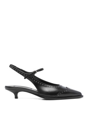 MIU MIU: court shoes - 35Mm Slingback Pumps