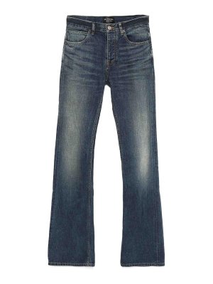 BALENCIAGA: Bootcut - Bootcut Jeans - Helles Jeansblau